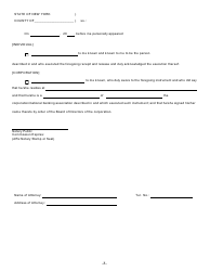 Form JA-1 &quot;Petition for Judicial Settlement of Account&quot; - New York, Page 8