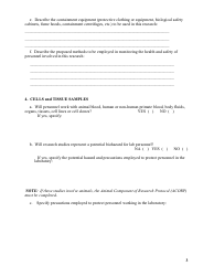 VA Form 10-0398 Research Protocol Safety Survey, Page 3