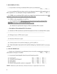 VA Form 10-0398 Research Protocol Safety Survey, Page 4
