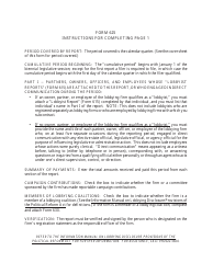 FPPC Form 625 Report of Lobbying Firm - California, Page 3