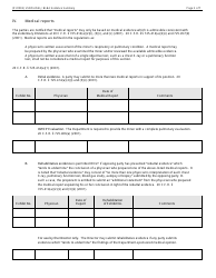 Black Lung Benefits Act Evidence Summary Form, Page 5