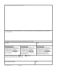CAP Form 1 &quot;Organizational Excellence Candidate Biography&quot;, Page 2