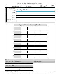 CAP Form 105A Download Fillable PDF or Fill Online CAP Radio Message ...