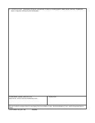 CAP Form 120 Recommendation for Decoration, Page 2