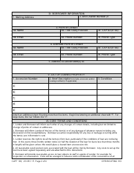 CAP Form 183 Loan of CAP Historical Materials, Page 2