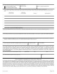 Form DHCS4490 Chdp Health Assessment Provider Application - California, Page 2
