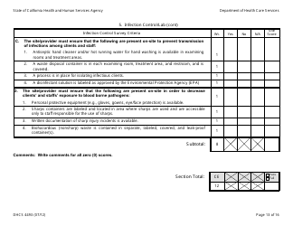 Form DHCS4493 Facility Review Tool - California, Page 13