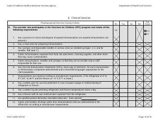 Form DHCS4493 Facility Review Tool - California, Page 14