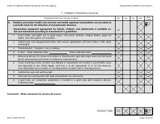 Form DHCS4493 Facility Review Tool - California, Page 16
