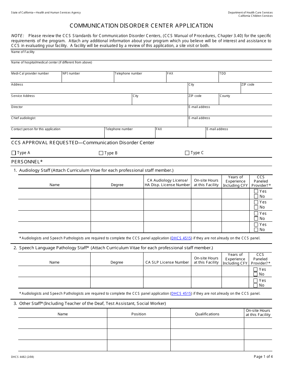 Form dhcs4482 fill out sign online and download fillable pdf