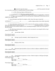 Form 1-A Petition for Adoption (Agency) - New York, Page 2
