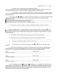 Form 1-A Petition for Adoption (Agency) - New York, Page 3