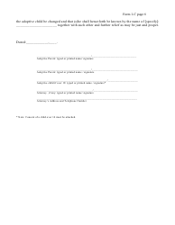 Form 1-C Petition for Adoption (Private-Placement) - New York, Page 6