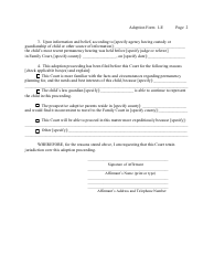 Form 1-E Affirmation Regarding Venue - New York, Page 2