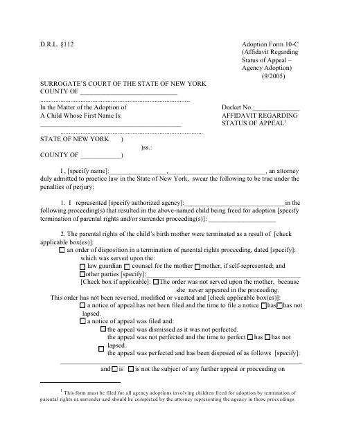 Form 10-C  Printable Pdf