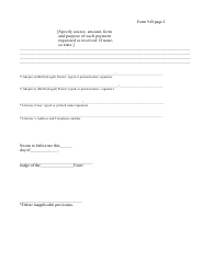 Form 9-B Affidavit of Financial Disclosure - Parents - New York, Page 2