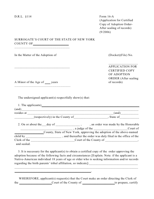 Form 16-A  Printable Pdf