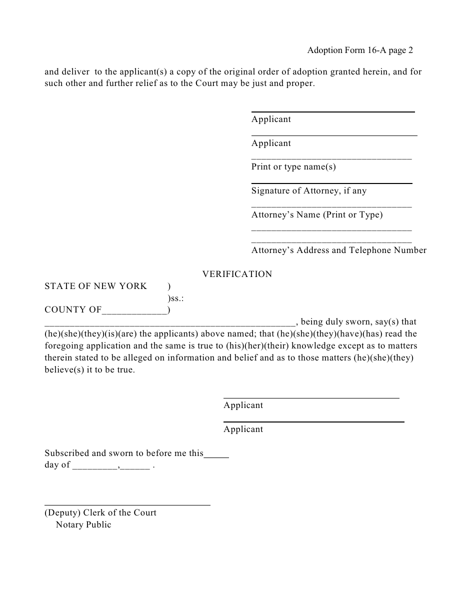 Form 16-A - Fill Out, Sign Online and Download Fillable PDF, New York ...