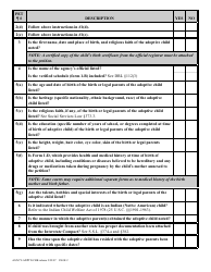 Agency Adoption Proceeding Checklist - New York, Page 2