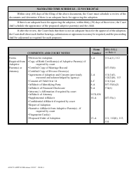 Agency Adoption Proceeding Checklist - New York, Page 4