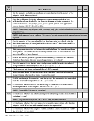 Private Placement Adoption Proceeding Checklist Form - New York, Page 3