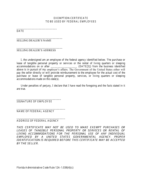 Exemption Certificate Form - GSA Smartpay