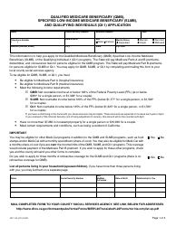 Document preview: Form MC14A Qualified Medicare Beneficiary (Qmb), Specified Low-Income Medicare Beneficiary (Slmb), and Qualifying Individuals (Qi-1) Application - California