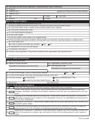 FCC Form 460 Rural Health Care (Rhc) Universal Service Eligibility and Registration Form, Page 2