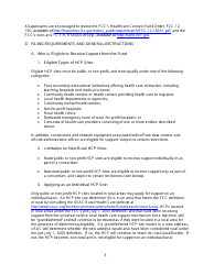 FCC Form 460 Rural Health Care (Rhc) Universal Service Eligibility and Registration Form, Page 6