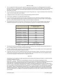 BLM Form 3830-5a Maintenance Fee Payment Form for Placer Mining Claims, Page 2
