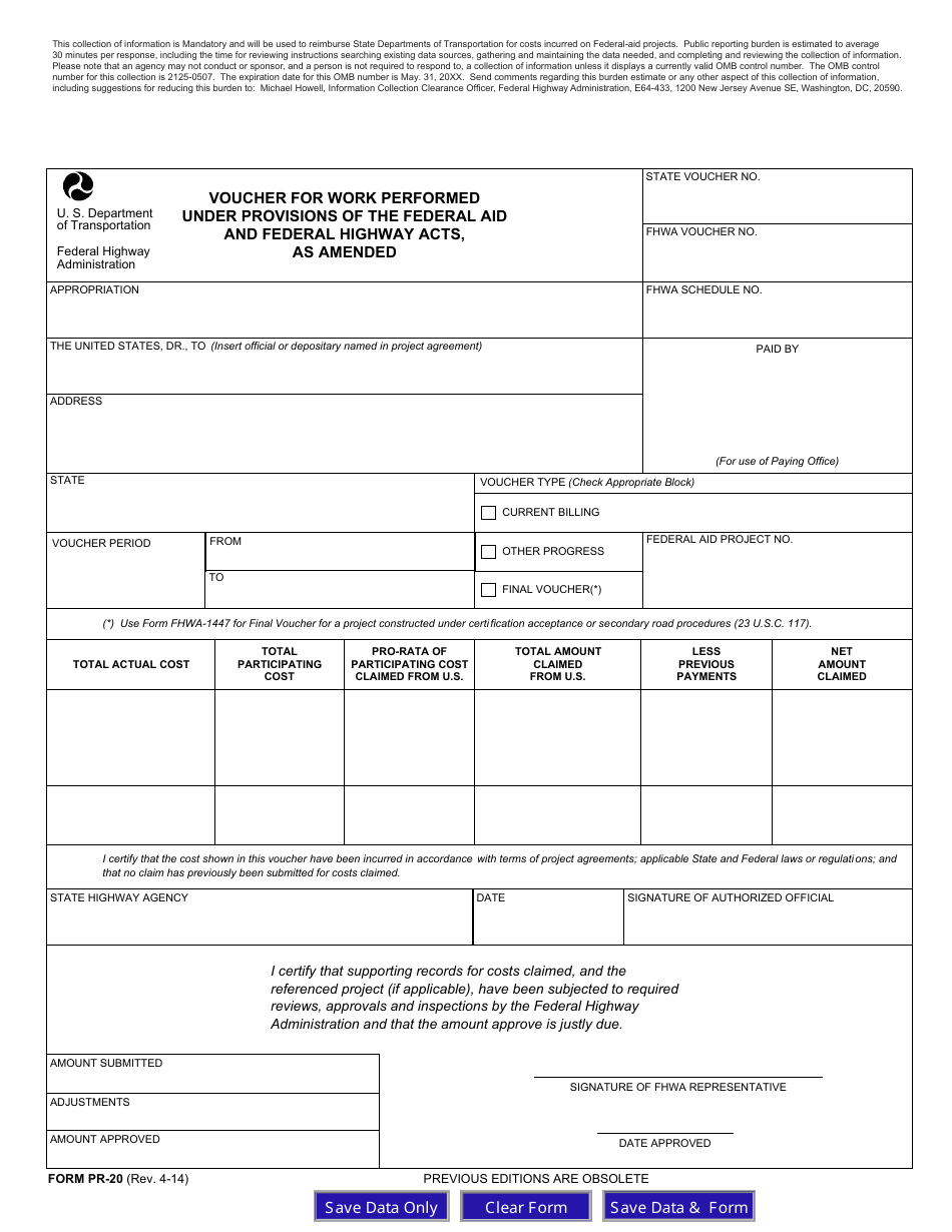 Form PR-20 - Fill Out, Sign Online and Download Fillable PDF ...