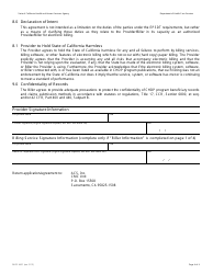 Form DHCS4431 Chdp Telecommunications Provider and Biller Application/Agreement - California, Page 4
