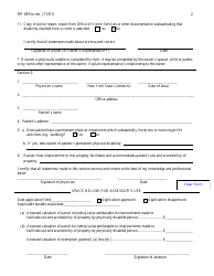 Form RP-459-B Application for Partial Exemption for Real Property of Physically Disabled Crime Victims - New York, Page 2
