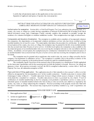 Form RP-466-C [CATTARAUGUS] Application for Volunteer Firefighters / Ambulance Workers Exemption (For Use in Cattaraugus County Only) - New York, Page 2