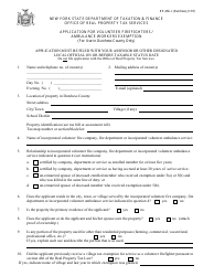 Form RP-466-C [DUTCHESS] Application for Volunteer Firefighters / Ambulance Workers Exemption (For Use in Dutchess County Only) - New York