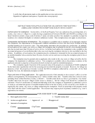 Form RP-466-C [DUTCHESS] Application for Volunteer Firefighters / Ambulance Workers Exemption (For Use in Dutchess County Only) - New York, Page 2
