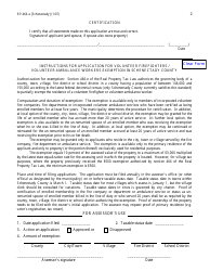 Form RP-466-E [SCHENECTADY] Application for Volunteer Firefighters / Volunteer Ambulance Workers Exemption (For Use in Schenectady County Only) - New York, Page 2