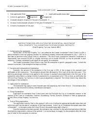 Form RP-485-I [AMSTERDAM SD] Application for Residential Investment Real Property Tax Exemption; Certain School Districts - New York, Page 2
