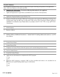 VA Form 10-10072C Renewal Application for Supportive Services Grant - Supportive Services for Veteran Families (SSVF) Program, Page 3