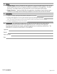 VA Form 10-10072C Renewal Application for Supportive Services Grant - Supportive Services for Veteran Families (SSVF) Program, Page 6