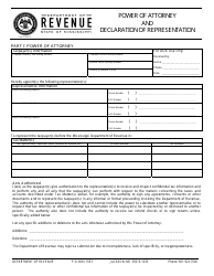 Document preview: Form 21-002 Power of Attorney and Declaration of Representation - Mississippi