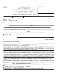 BLM Form 3000-4 Oil and Gas or Geothermal Lease Bond