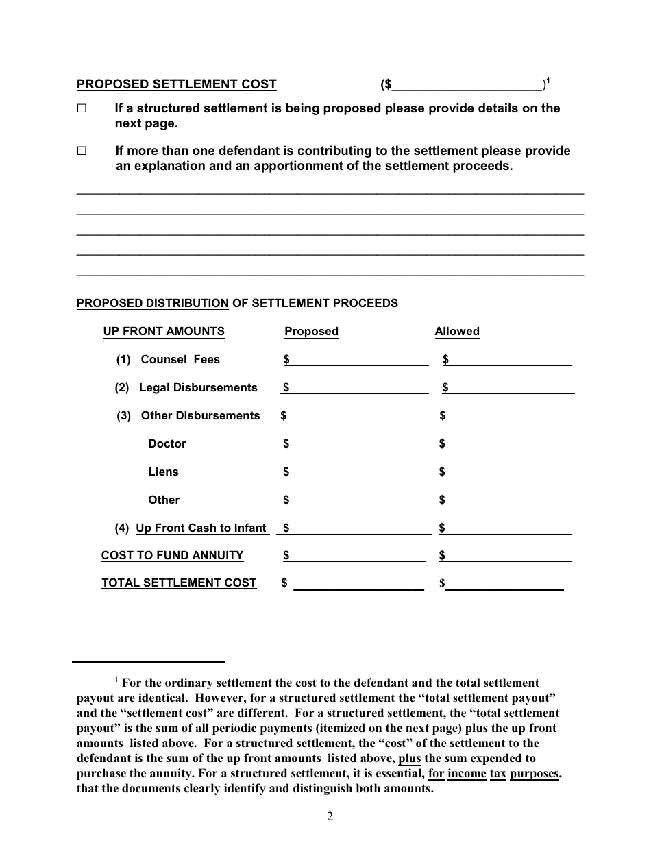 Worksheet / Checklist for Compromise Applications Template - New York, Page 2