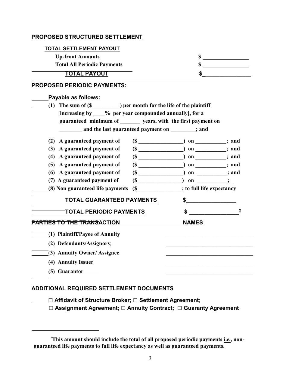 Worksheet / Checklist for Compromise Applications Template - New York, Page 3