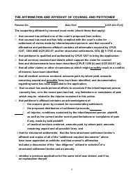 Worksheet/Checklist for Compromise Applications Template - New York, Page 4