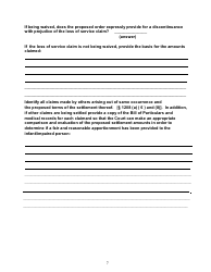 Worksheet/Checklist for Compromise Applications Template - New York, Page 7