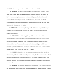 Compromise Order for a Structured Settlement - Bronx County, New York, Page 7