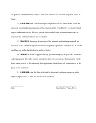 Compromise Order for a Structured Settlement - Bronx County, New York, Page 9