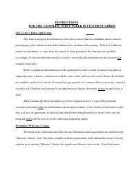Complex Order for a Structured Settlement Form - New York, Page 11