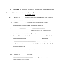 Complex Order for a Structured Settlement Form - New York, Page 6